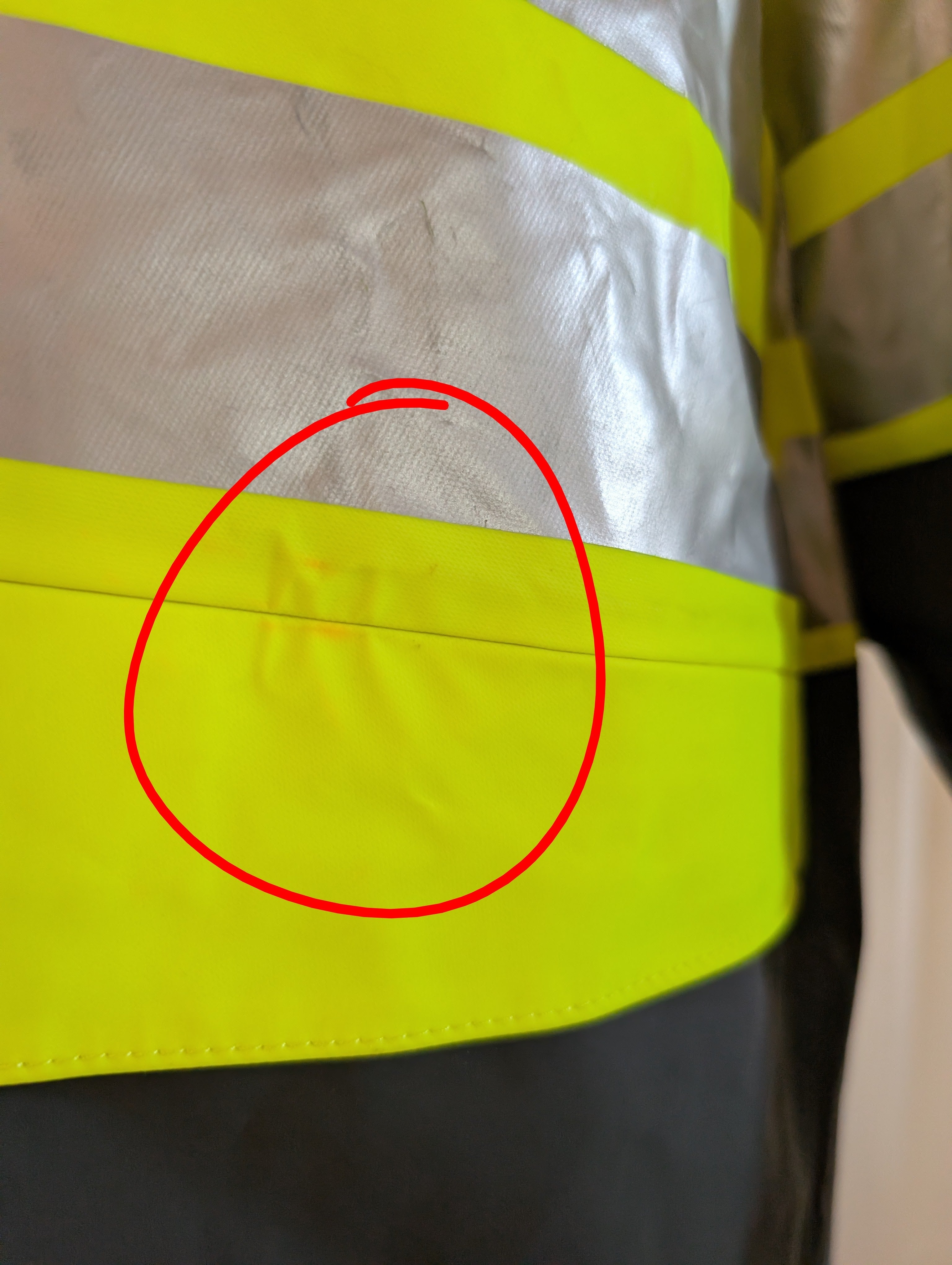 Flammehæmmende regnjakke